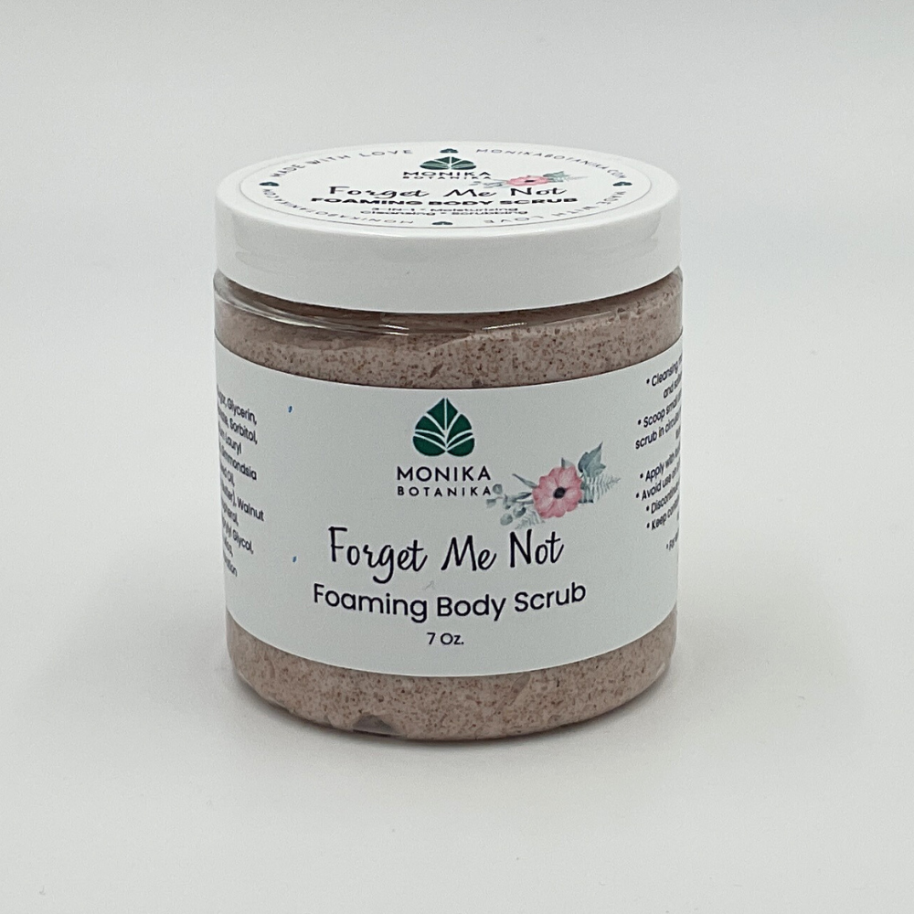 Monika Botanika Foaming Body Scrub - Forget Me Not