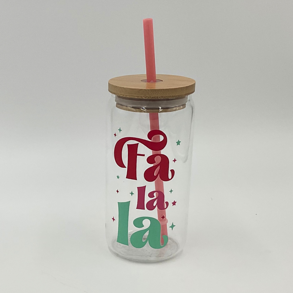 Mama T's - Glass "Fa La La" Tumbler