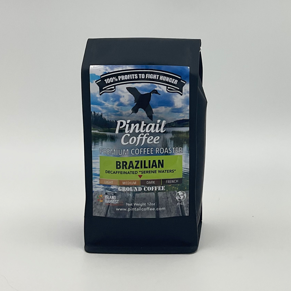 Pintail Coffee - Brazilian "Serene Waters" Decaf Ground Coffee