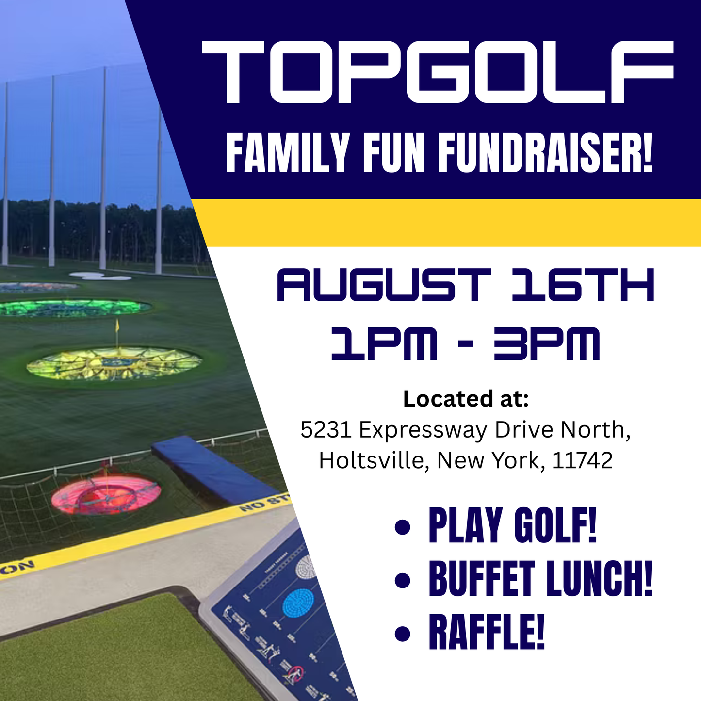 Recipes 4 Learning Family Fun Fundraiser - TopGolf!