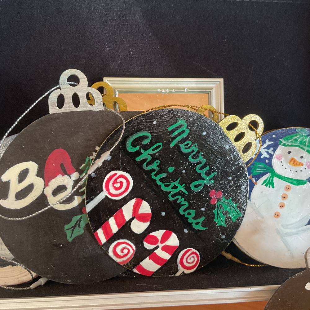 ROCKS BY JO - Wooden Christmas Ornaments