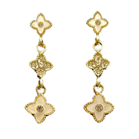 Jova NYC - Clover Drop Earrings