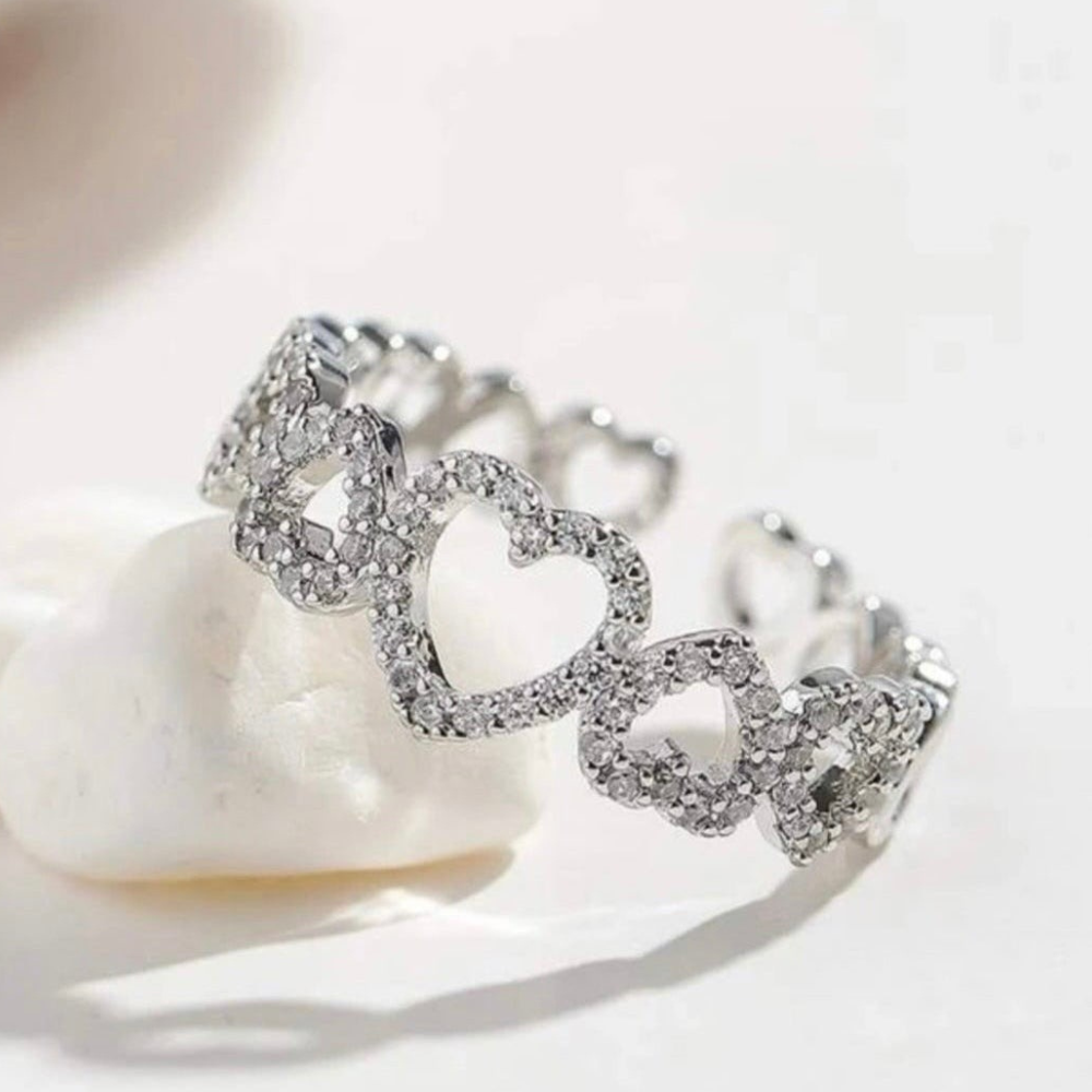 Jova NYC - Silver Hearts Band