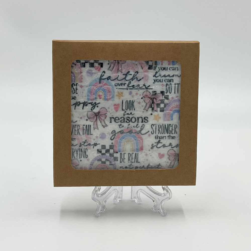 Mama T's - "Look For Reasons To Feel Good" Coasters (Set of 2)