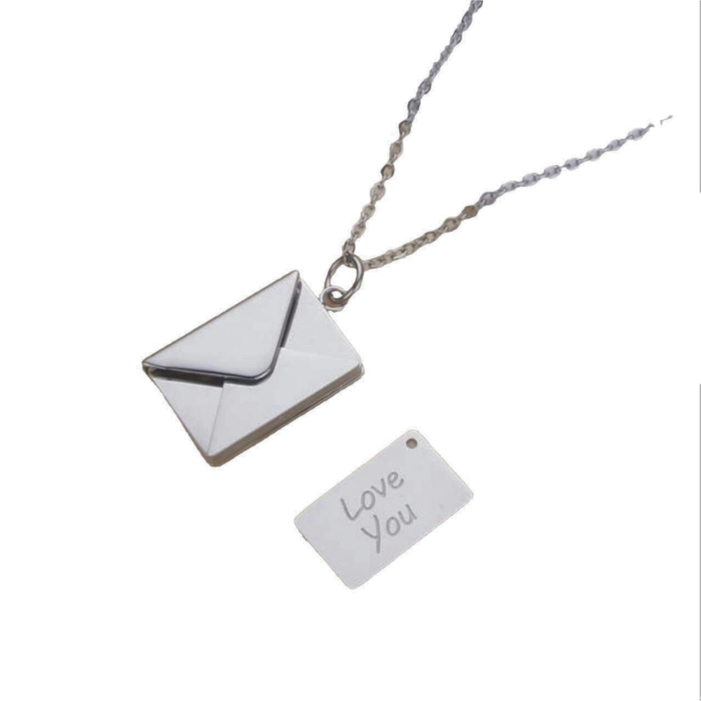 Jova NYC - Love Letter Necklace (Silver)
