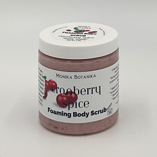 Monika Botanika Foaming Body Scrub - Cranberry Spice