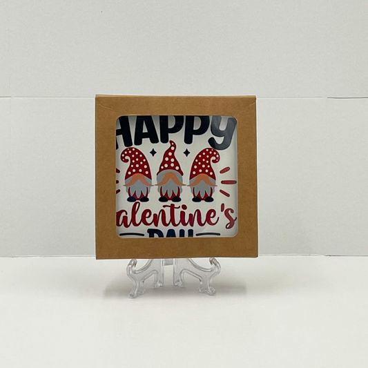 Mama T's - "Happy Valentines Day" Gnomes Coasters