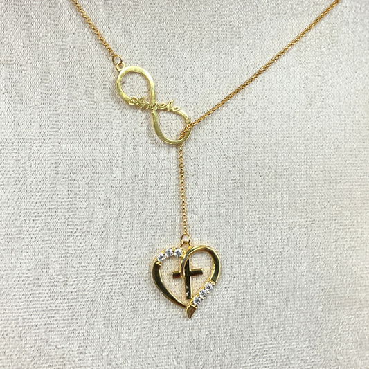 Jova NYC - Infinity Faith Birthstone Name Necklace