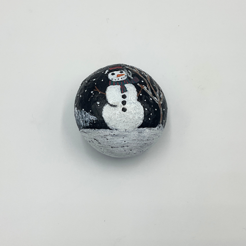 ROCKS BY JO - Single Snowman