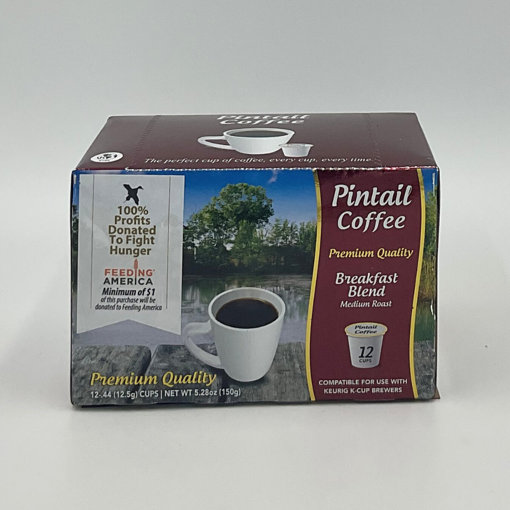 Pintail Coffee Breakfast Blend - Medium Roast Single Serve K Cups