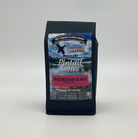 Pintail Coffee - Indonesian Blend "Dark Tail" Ground Coffee