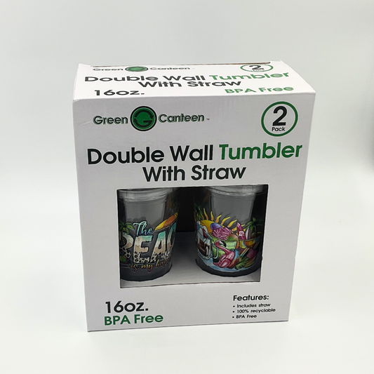 Mama T's - 2 Pack "The Beach' Tumbler Set