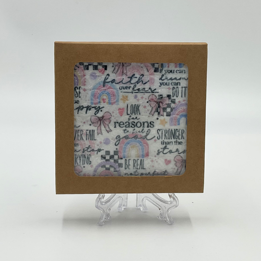 Mama T's - "Look For Reasons To Feel Good" Coasters (Set of 2)