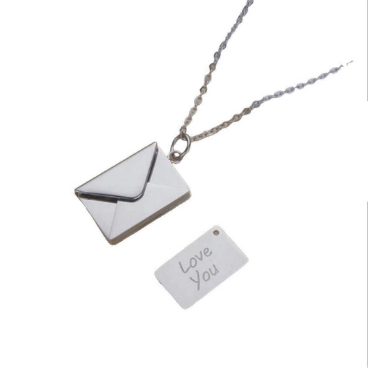 Jova NYC - Love Letter Necklace (Silver)