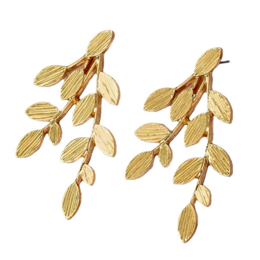 Jova NYC - Olive Branch Earrings (Gold)