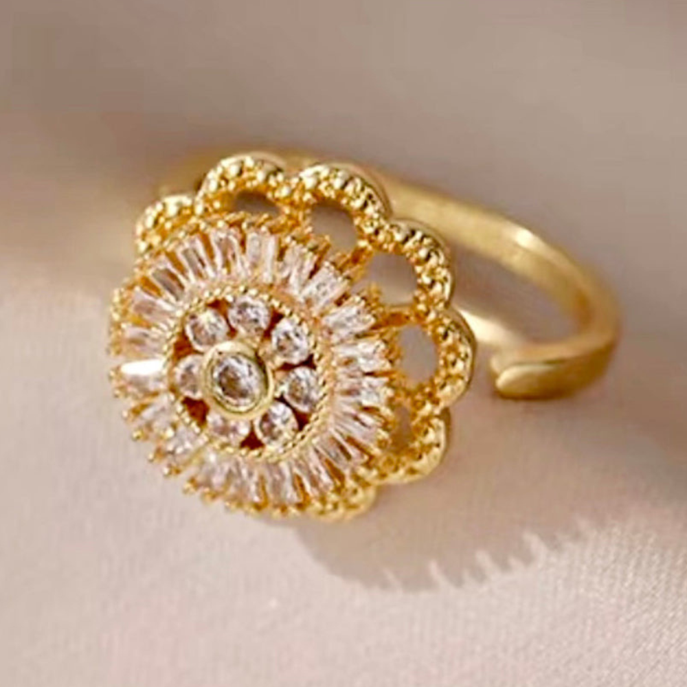 Jova NYC - Spinning Sunflower Ring